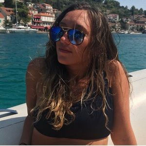 💙Blue one shoulder bathing suit💙